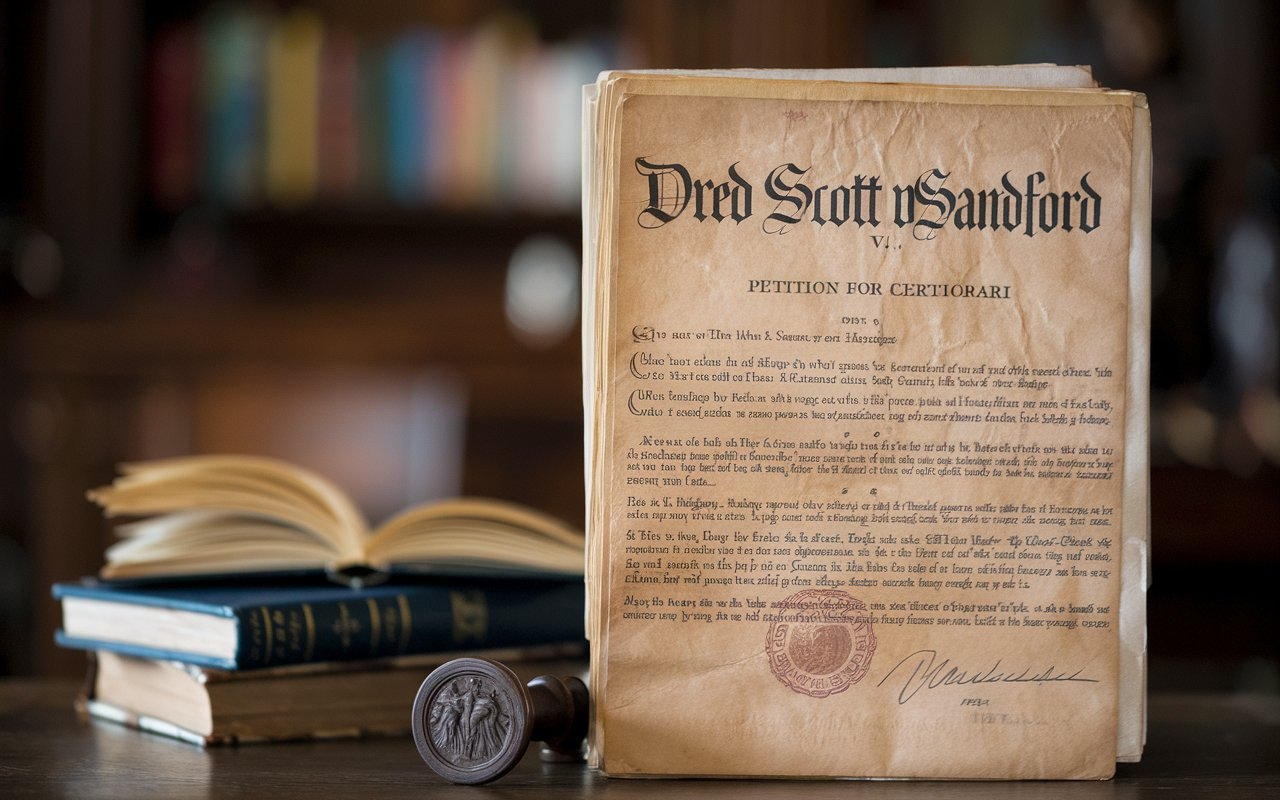 Dred Scott V Sandford Petition For Certiorari Quizlet