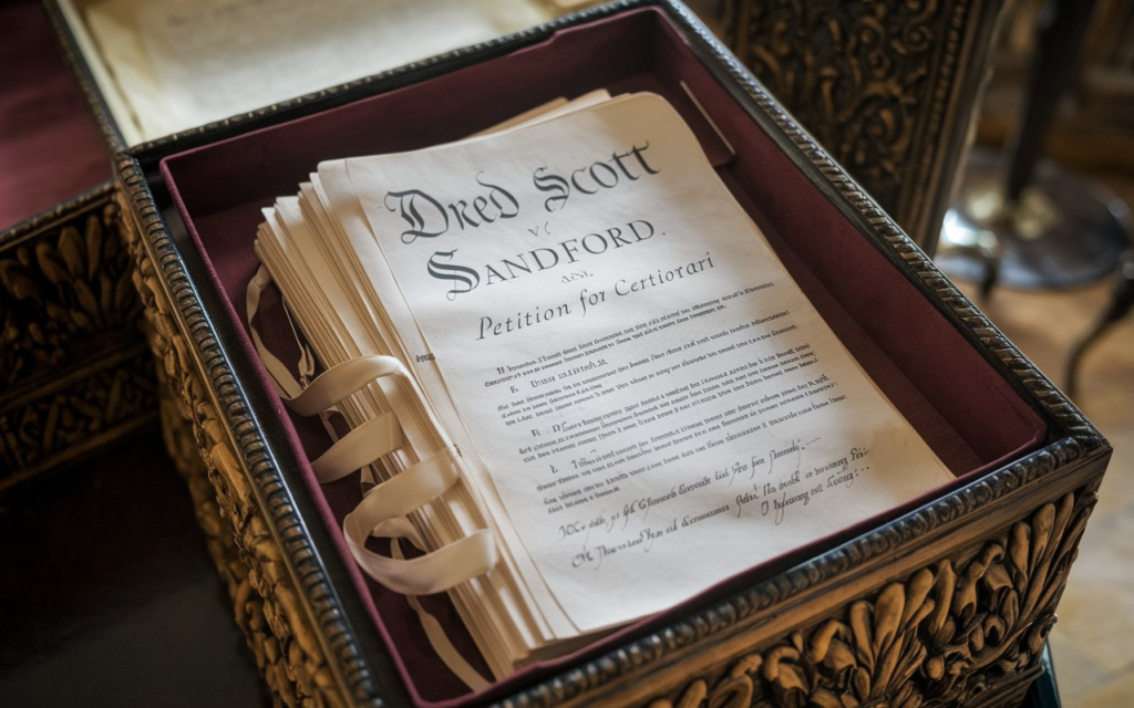 Dred Scott v. Sandford Court Case Petition for Certiorari: